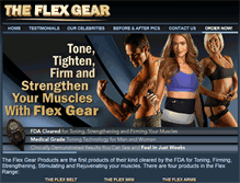 Tablet Screenshot of flexgear.com